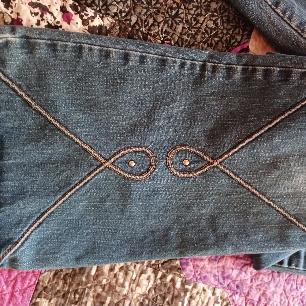 Girls Jordache Jeans Size 16 Bootcut Boho/Western - Picture 13 of 13